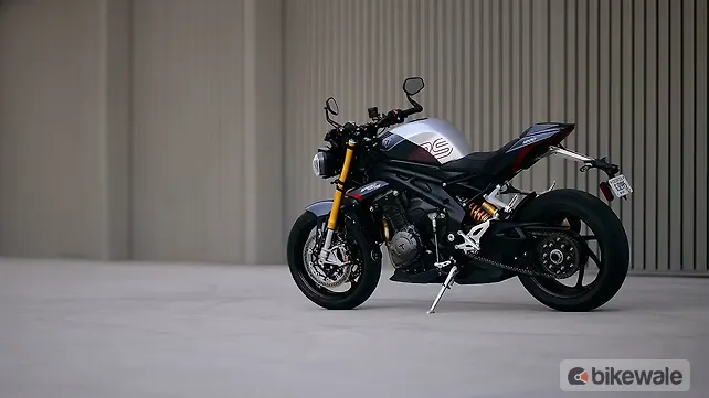 Triumph Speed Triple 1200 RS Left Rear Three Quarter Triumph Speed Triple 1200 RS Left Rear Three Quarter