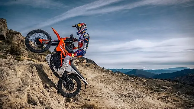 KTM 390 Enduro R Left Side View KTM 390 Enduro R Left Side View