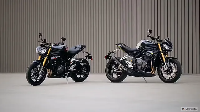 Triumph Speed Triple 1200 RS Left Front Three Quarter Triumph Speed Triple 1200 RS Left Front Three Quarter
