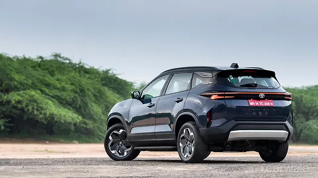 Tata Harrier EV Left Rear Three Quarter Tata Harrier EV Left Rear Three Quarter
