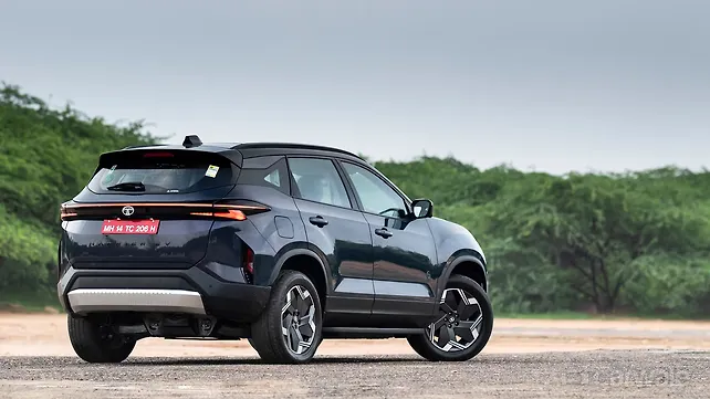 Tata Harrier EV Right Rear Three Quarter Tata Harrier EV Right Rear Three Quarter