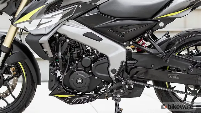 Bajaj Pulsar NS400Z Engine From Left Bajaj Pulsar NS400Z Engine From Left