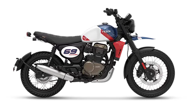 Yezdi Scrambler Right Side View