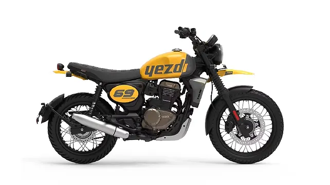 Yezdi Scrambler Right Side View