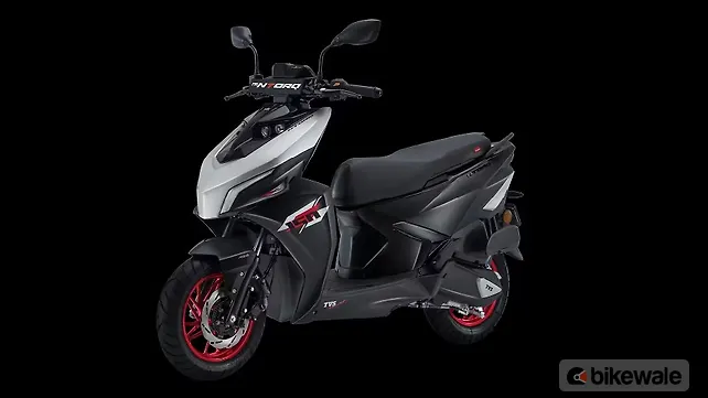 TVS Ntorq 150 Left Front Three Quarter