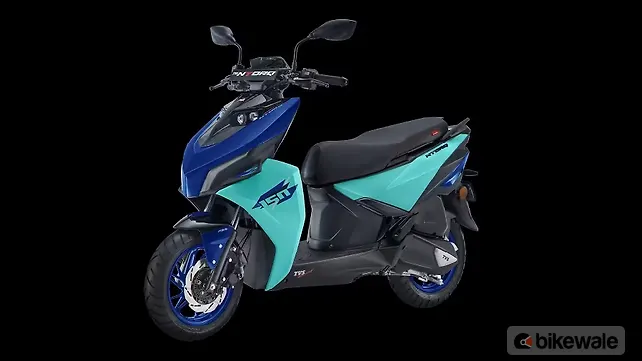TVS Ntorq 150 Left Front Three Quarter
