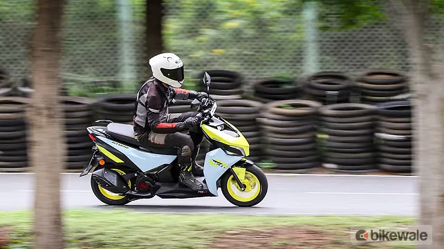 TVS Ntorq 150 Right Front Three Quarter