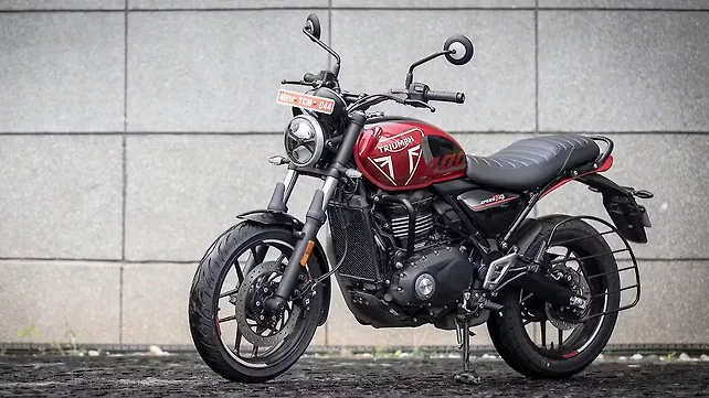 ट्रायम्फ़ स्पीड 400 और स्पीड T4 की क़ीमत हुई कम; 16,797 रुपए तक मिलेगी राहत! ट्रायम्फ़ स्पीड 400 और स्पीड T4 की क़ीमत हुई कम; 16,797 रुपए तक मिलेगी राहत!