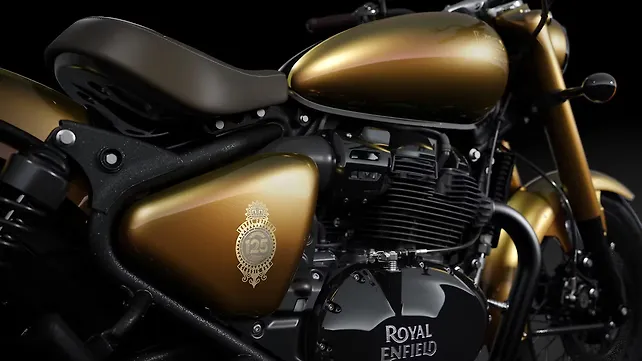 EICMA 2025: Royal Enfield Classic 650 125th Anniversary Edition Showcased -  BikeWale