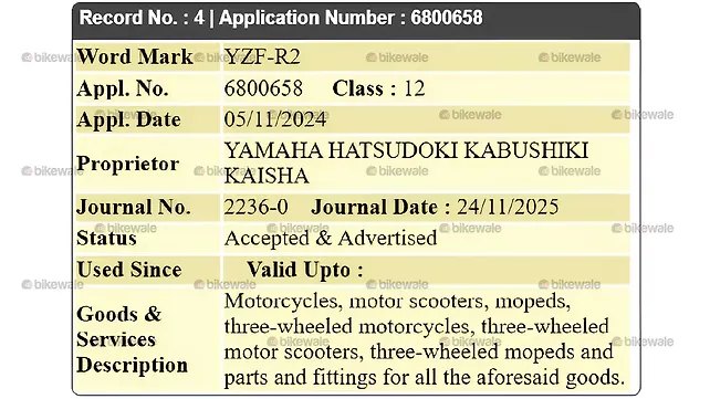 Yamaha R15 V4 Front View