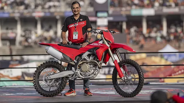 Ducati Desmo450 MX Unveiled in India at ISRL Season 2 Finale