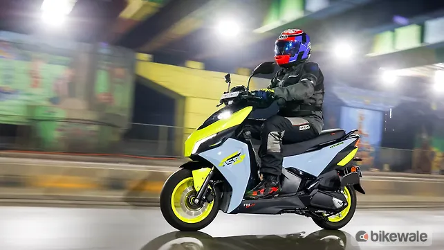 TVS Ntorq 150 Left Front Three Quarter