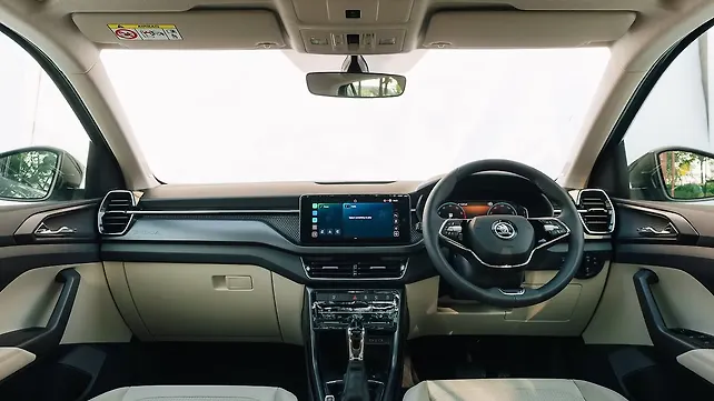 Skoda Kushaq Facelift Dashboard