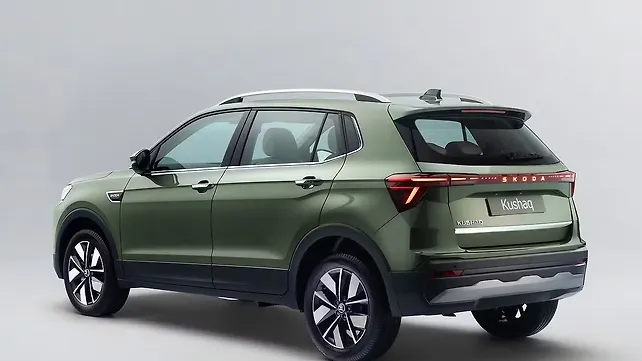 Skoda Kushaq Facelift Left Rear Three Quarter