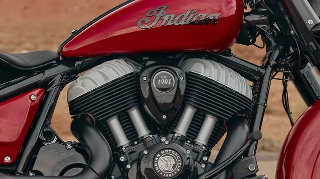 Indian Chief Dark Horse Engine From Right