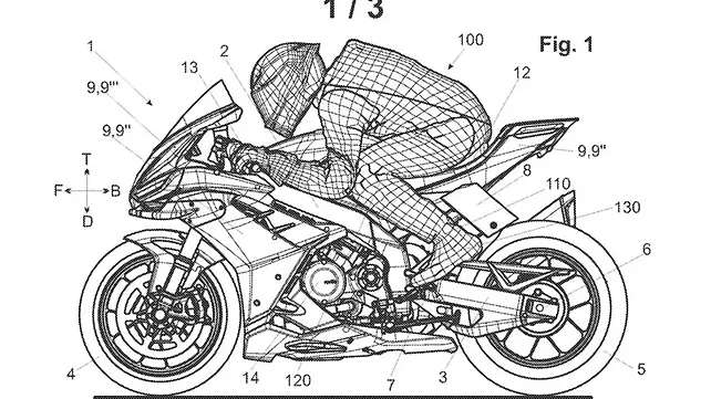 अप्रिलिया ने पेटेंट कराए नए विंगलेट्स; आगामी स्पोर्ट्स बाइक्स में आ सकते हैं नज़र