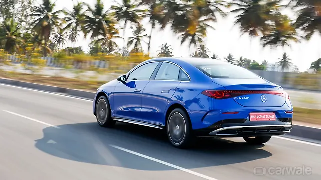 Mercedes-Benz CLA EV Left Rear Three Quarter