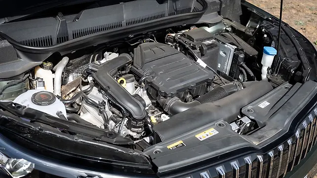 Skoda Kushaq Facelift Engine Shot