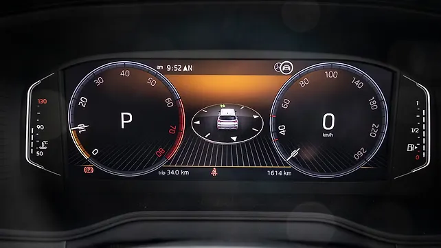 Skoda Kushaq Facelift Instrument Cluster