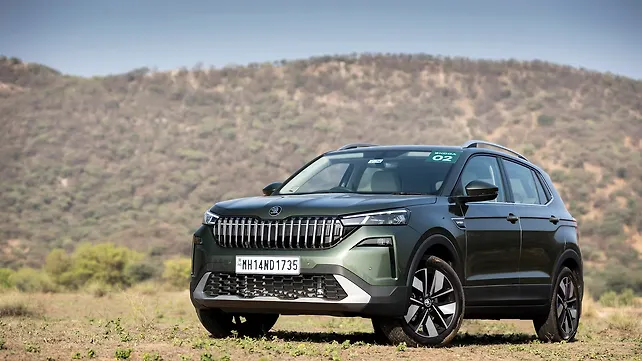 Skoda Kushaq Facelift Left Front Three Quarter
