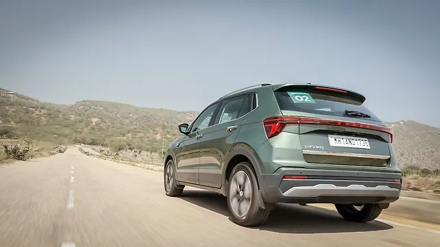 Skoda Kushaq Facelift Left Rear Three Quarter