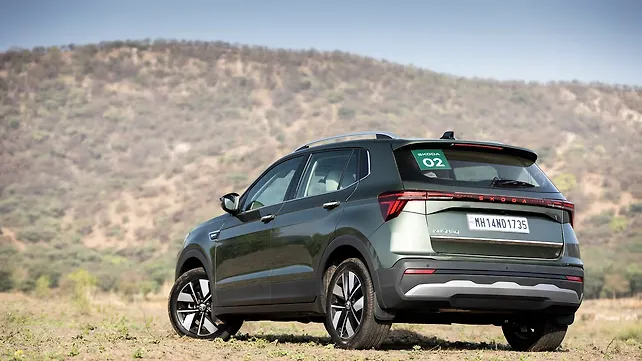 Skoda Kushaq Facelift Left Rear Three Quarter