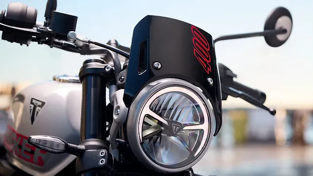 Triumph Tracker 400 Right Side View