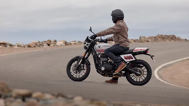 Triumph Tracker 400 Right Side View