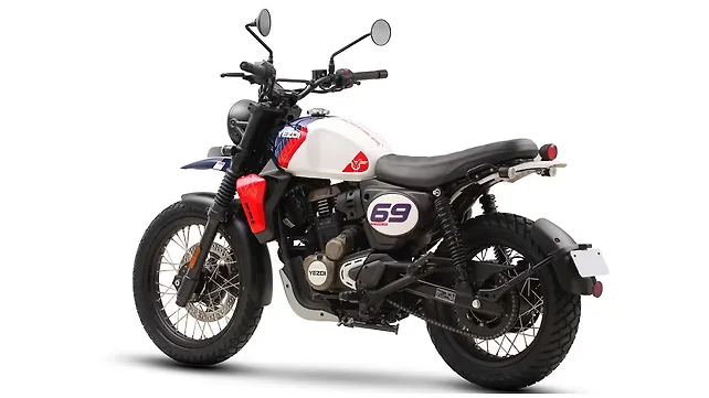 Yezdi Scrambler Right Side View