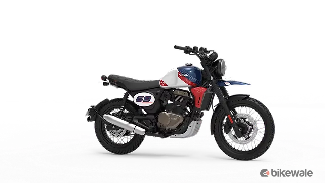 Yezdi Scrambler Right Front Three Quarter