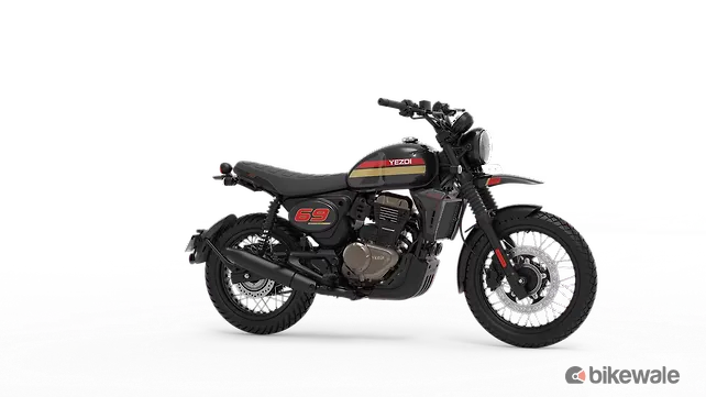 Yezdi Scrambler Right Front Three Quarter