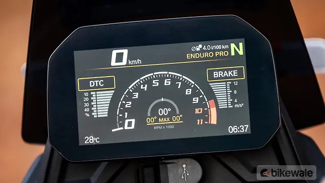 F450 Gs Instrument BMW F 450 GS: First Ride Review - BikeWale