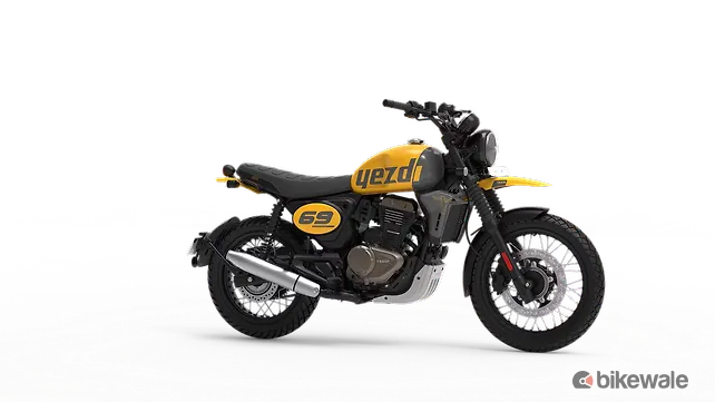 Yezdi Scrambler Right Front Three Quarter