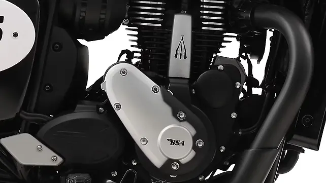 BSA Scrambler 650 Engine From Right