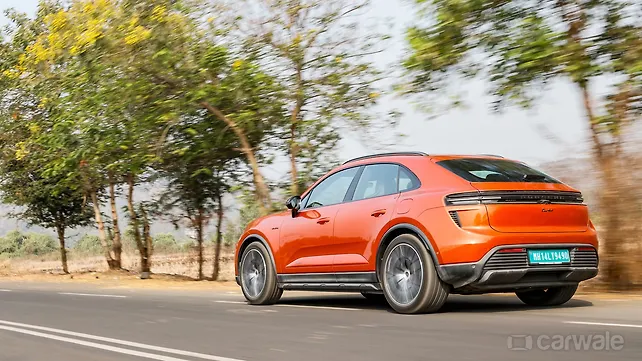 Porsche Macan Turbo EV Left Rear Three Quarter