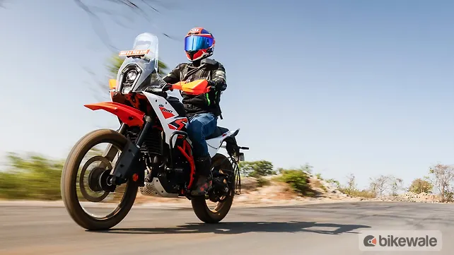 KTM 390 Adventure R Riding