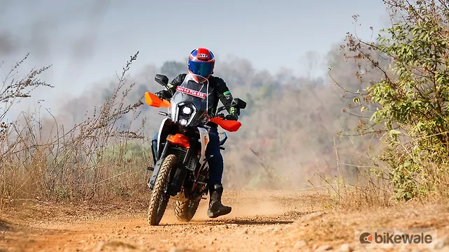 KTM 390 Adventure R Riding