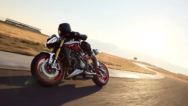 Triumph Street Triple RS Left Front Three Quarter
