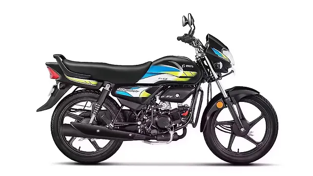 Hero Splendor Plus Flex Fuel Right Side View