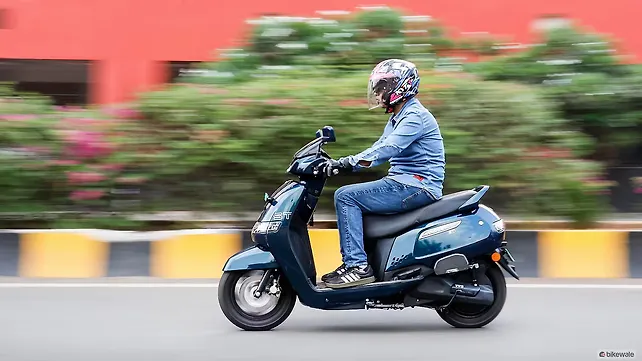 TVS iQube Left Side View