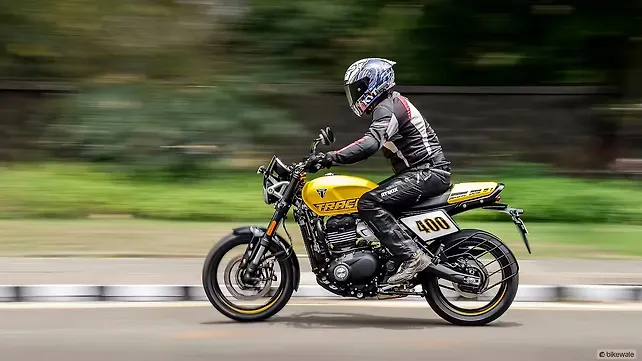 Triumph Tracker 400 Right Side View