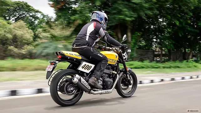 Triumph Tracker 400 Right Side View