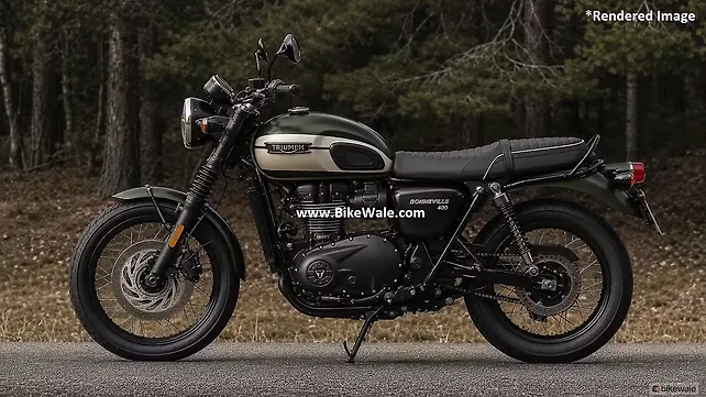 Triumph Bonneville 400 Left Side View
