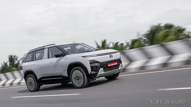 Tata Sierra EV Right Front Three Quarter