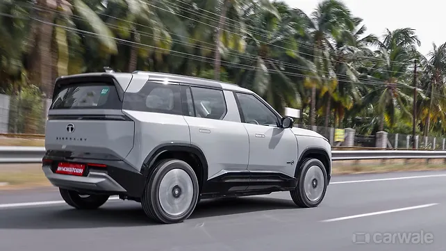 Tata Sierra EV Right Rear Three Quarter