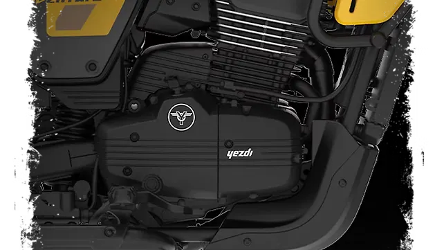Yezdi Adventure Engine From Right