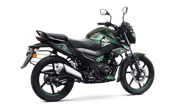 TVS Raider 125 Right Rear Three Quarter