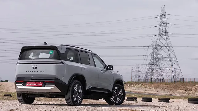 Tata Sierra EV Right Rear Three Quarter