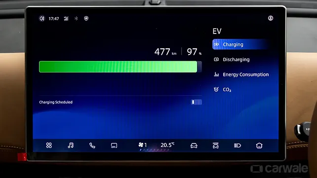 MG Hector Tomahawk EV Infotainment System