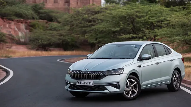 Skoda Slavia Facelift Left Front Three Quarter